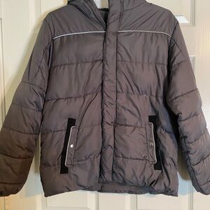 Swiss Tech Kids Dark Gray Puffer Jacket